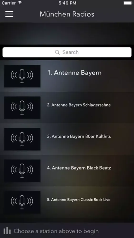 Capturas de tela do München Radios - Top Stationen Musik Player FM