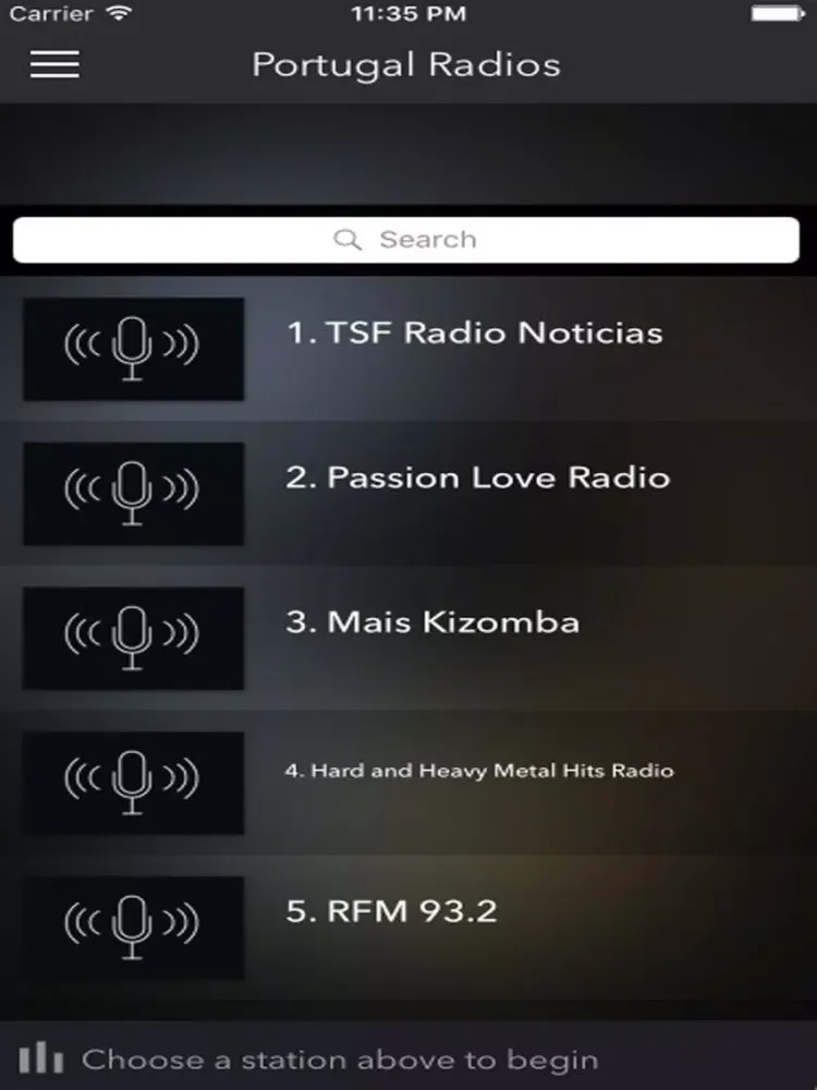Capturas de pantalla de Português Radio - Estações Ao vivo-música/notícias iPad 