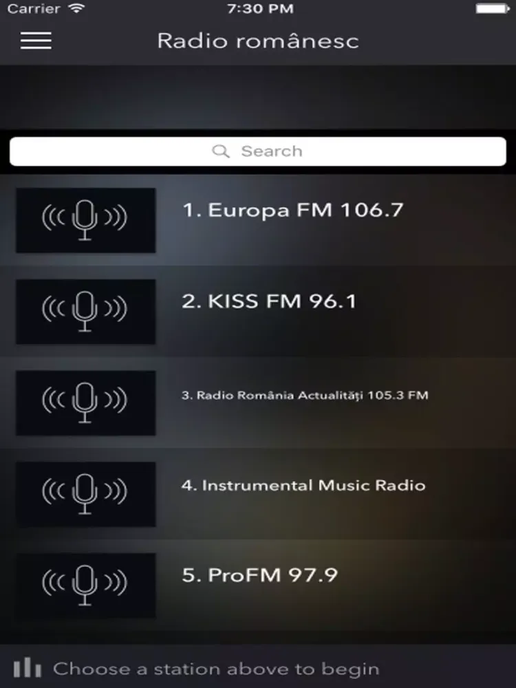 Radiouri din Romania - Top Stations Music Player iPad  स्क्रीनशॉट