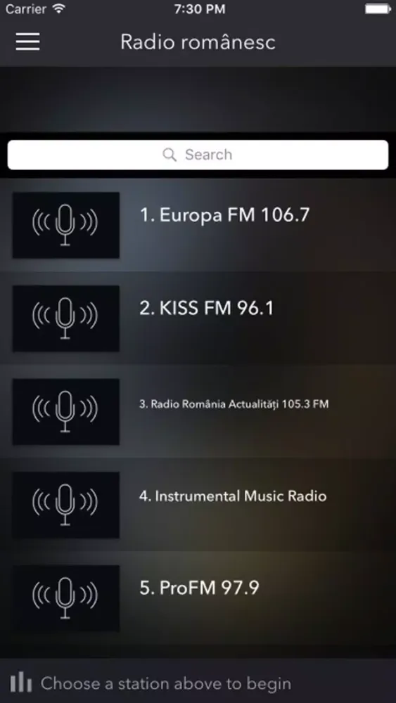 Radiouri din Romania - Top Stations Music Player स्क्रीनशॉट