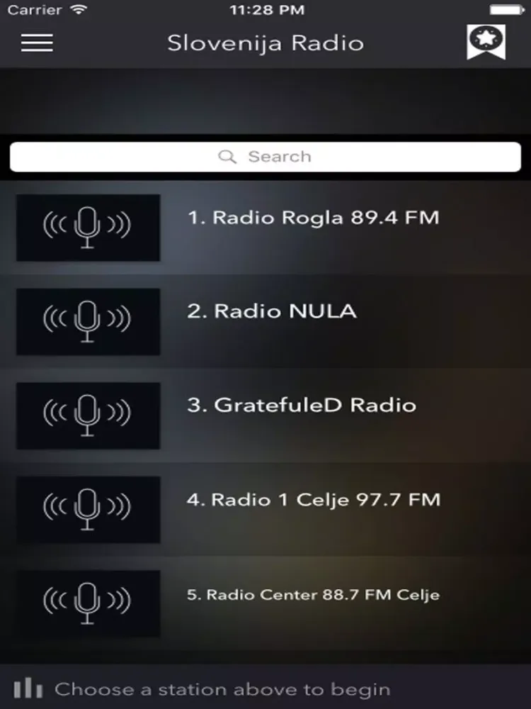 Slovenski radijske postaje iPad  स्क्रीनशॉट