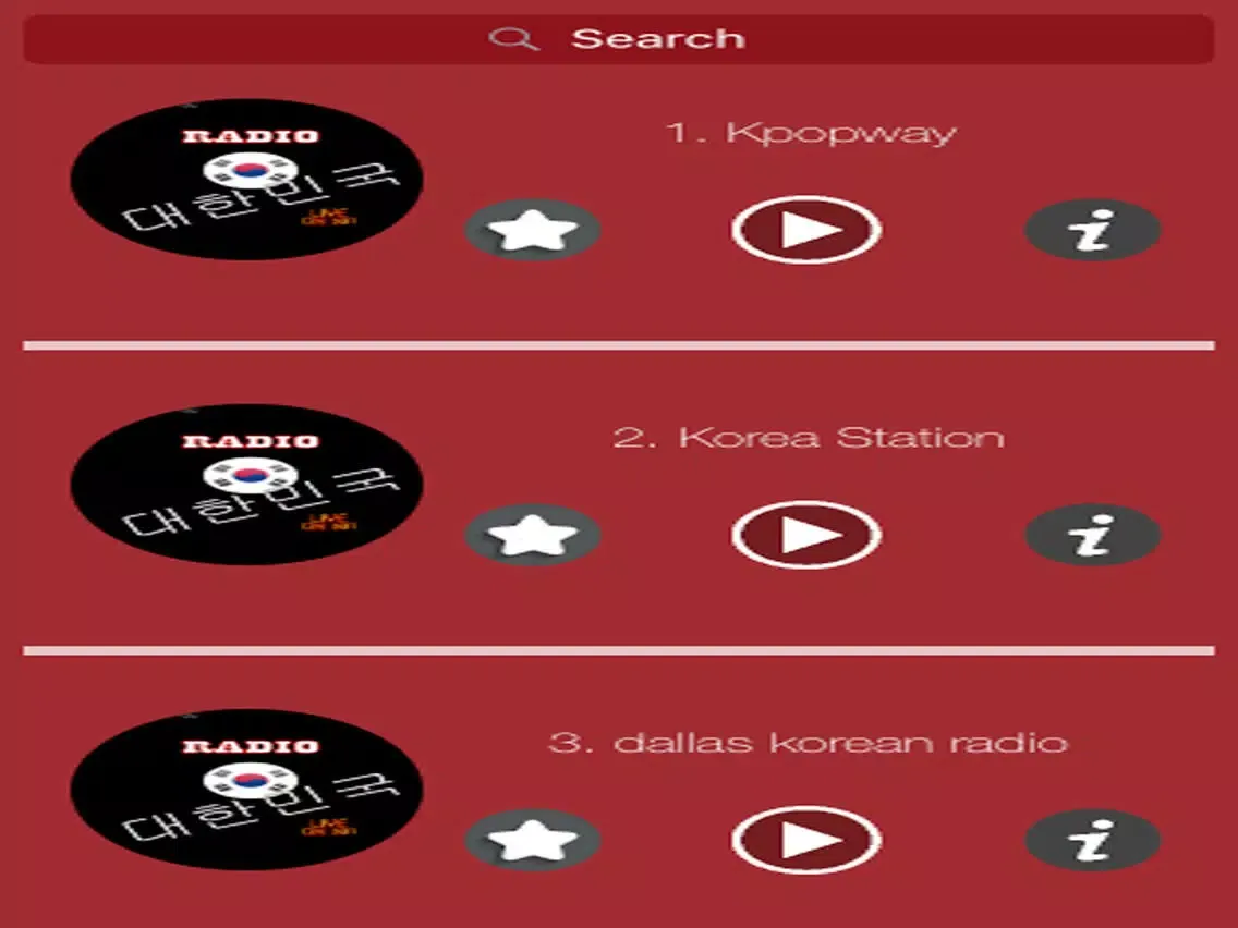 한국의 라디오 방송국 - Top Stations Music Player FM Live iPad 應用截圖
