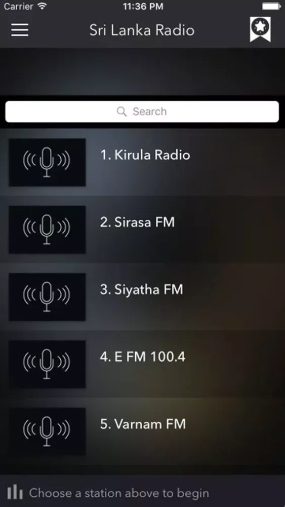 Zrzuty ekranu Sri Lanka Radios - Top Stations Music Player FM AM