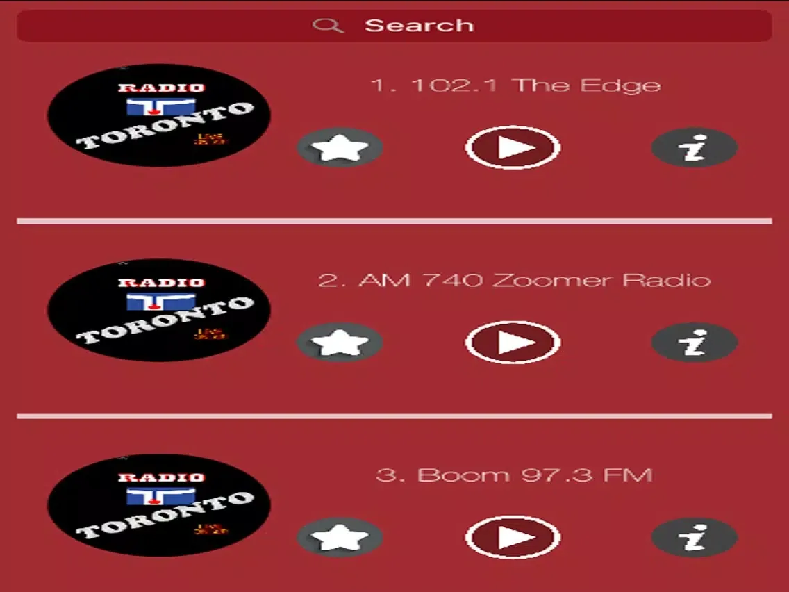 Скриншоты Toronto Radios - Top Stations Music Player FM AM iPad 