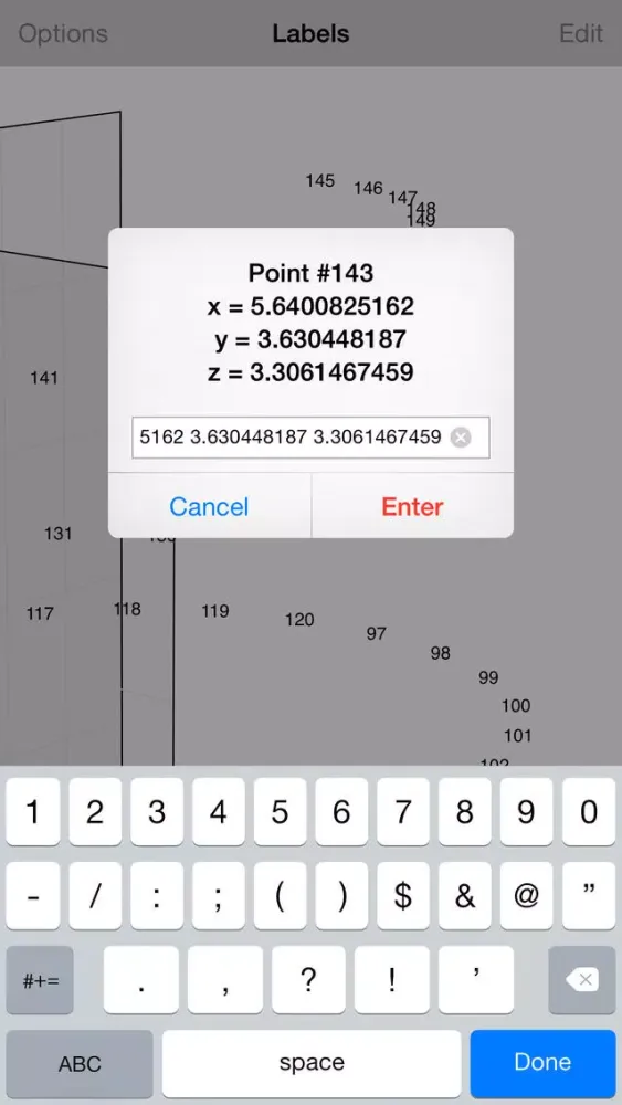 Tangkapan layar Scatter Graph