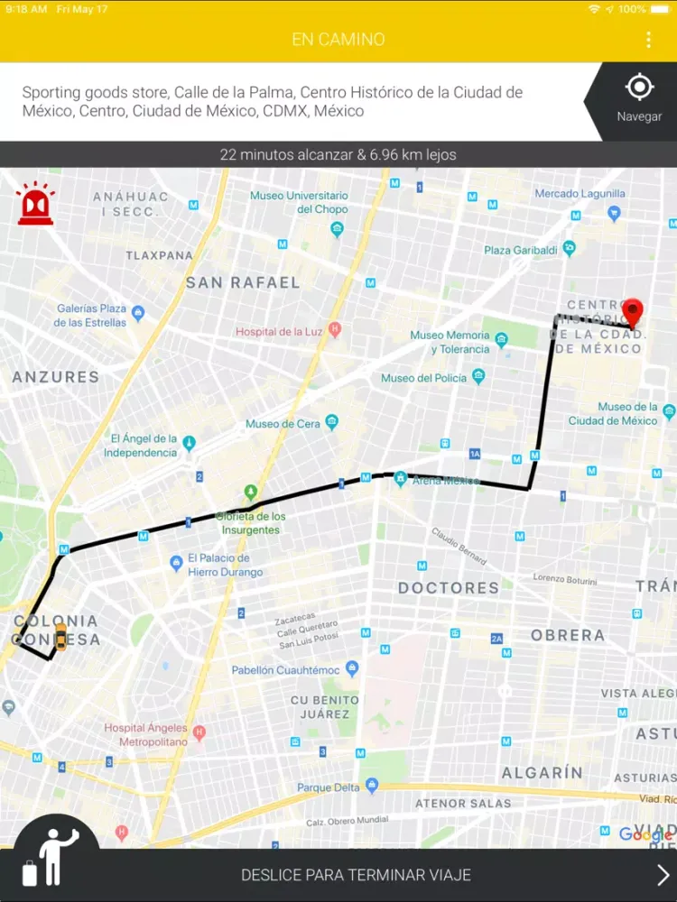 Screenshot di VVIP CONDUCTORES MENSAJEROS iPad 