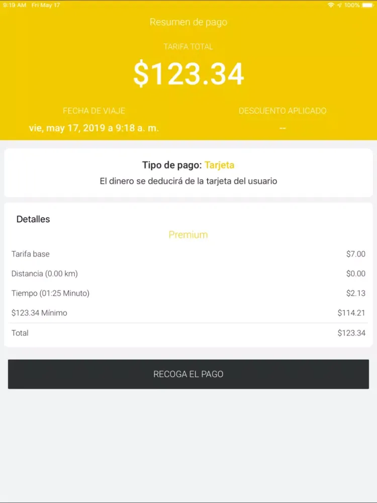Screenshot di VVIP CONDUCTORES MENSAJEROS iPad 
