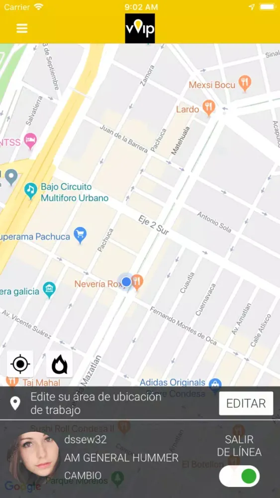 Screenshot di VVIP CONDUCTORES MENSAJEROS