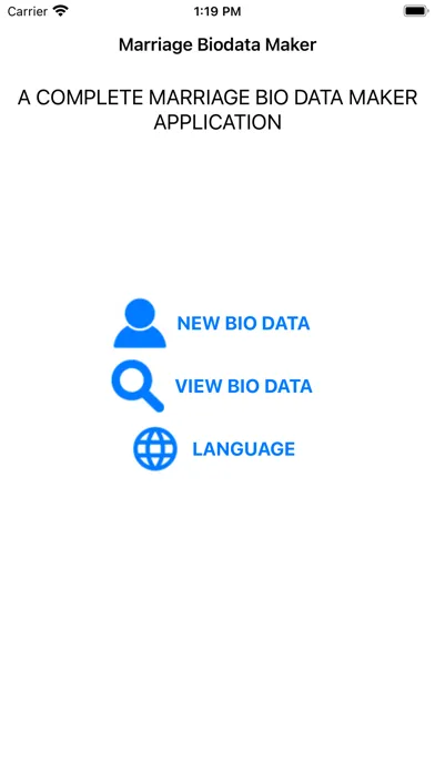 Zrzuty ekranu Marriage Biodata Maker