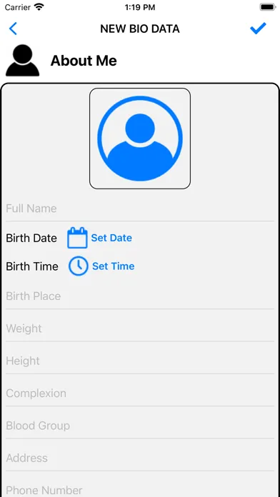 Zrzuty ekranu Marriage Biodata Maker