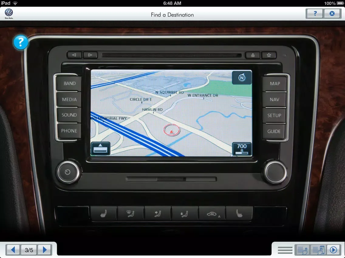 Volkswagen Car-Net Virtual Tour iPad  স্ক্রিনশট