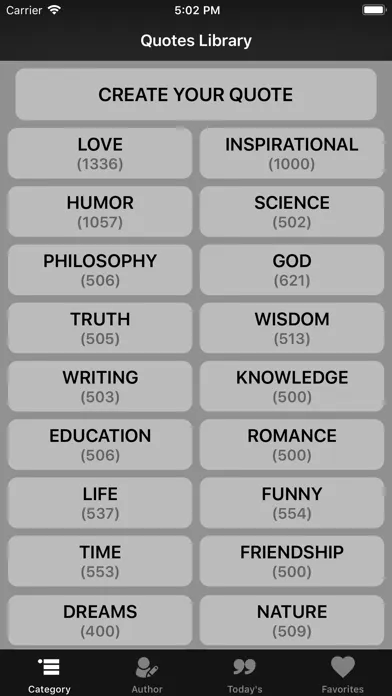 ภาพหน้าจอของ Quotes Library