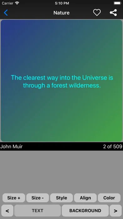 ภาพหน้าจอของ Quotes Library