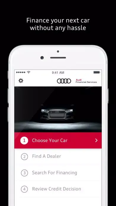 Audi Financial Screenshots
