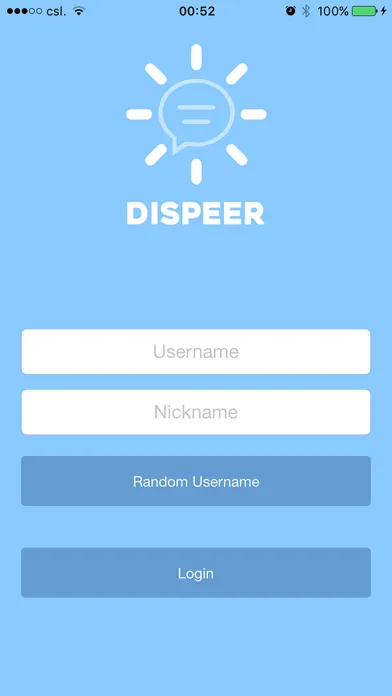 DISPEER - Anonymous Messenger 스크린샷