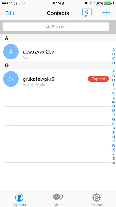 DISPEER - Anonymous Messenger 스크린샷