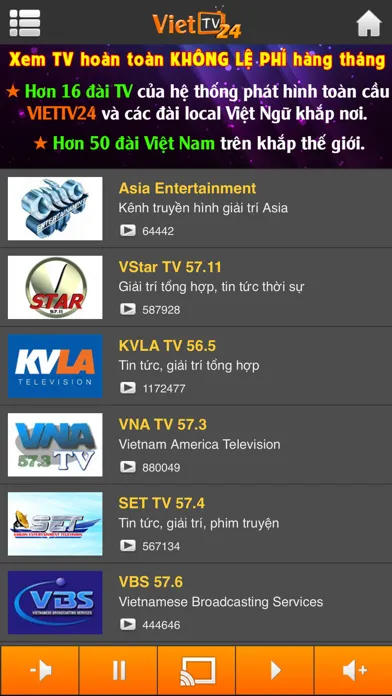 Tangkapan skrin Viet TV24