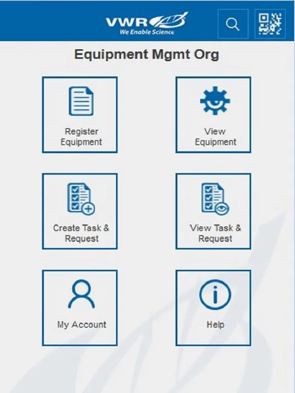 Скриншоты VWR Equipment Management iPad 