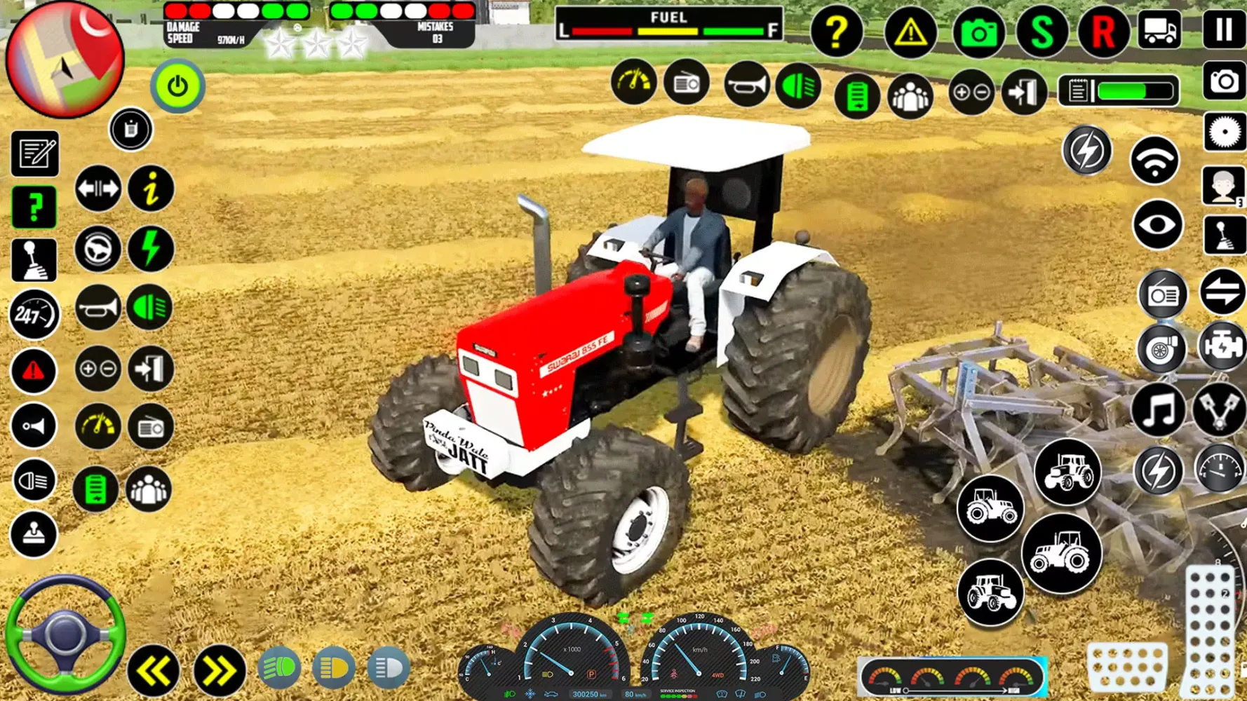 Tractor Driving Farming Games 스크린샷