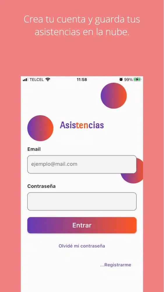 Asistencias Screenshots