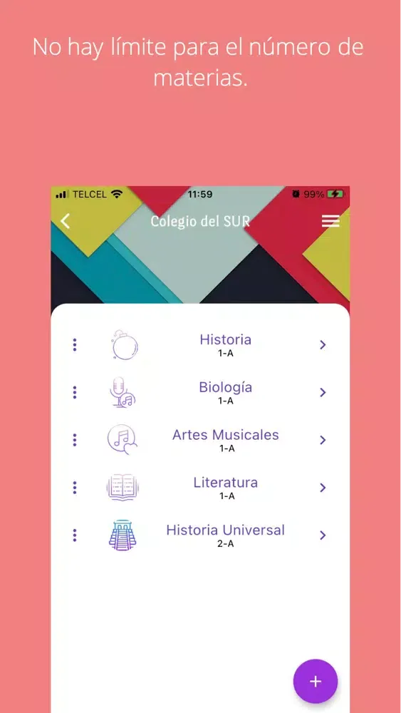 Asistencias Screenshots