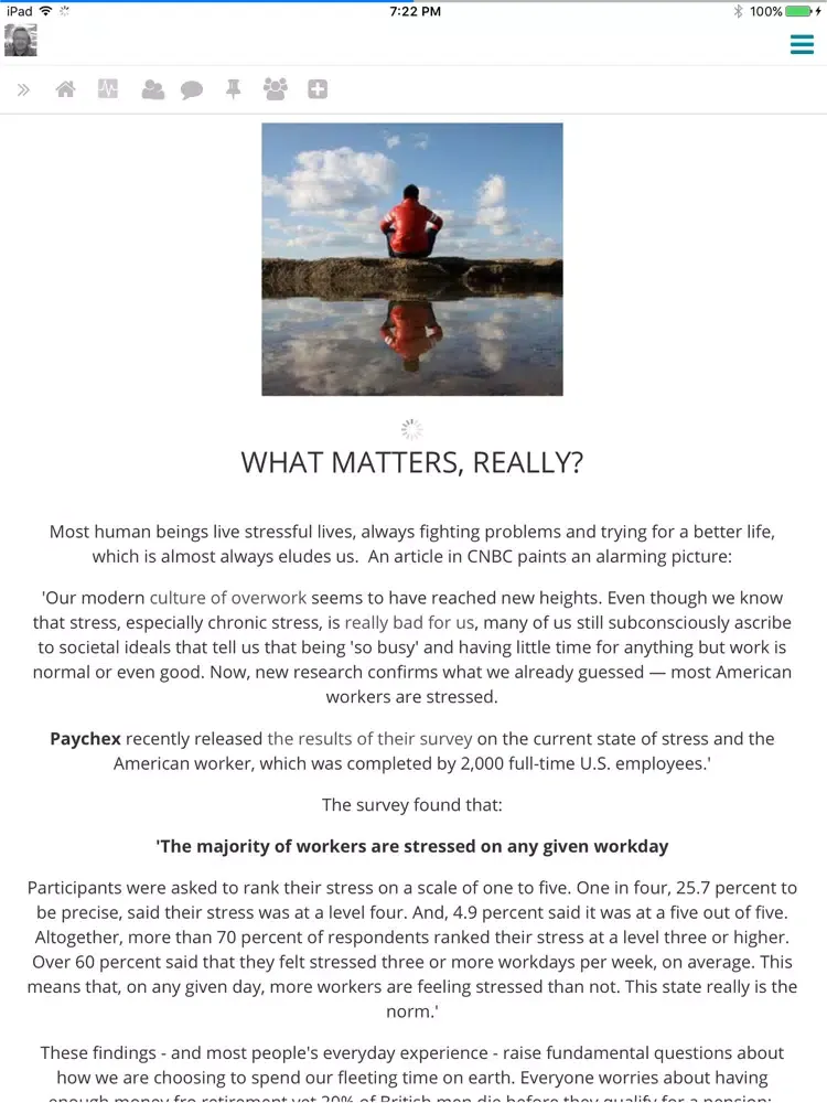 The Values Exchange App iPad 应用截图