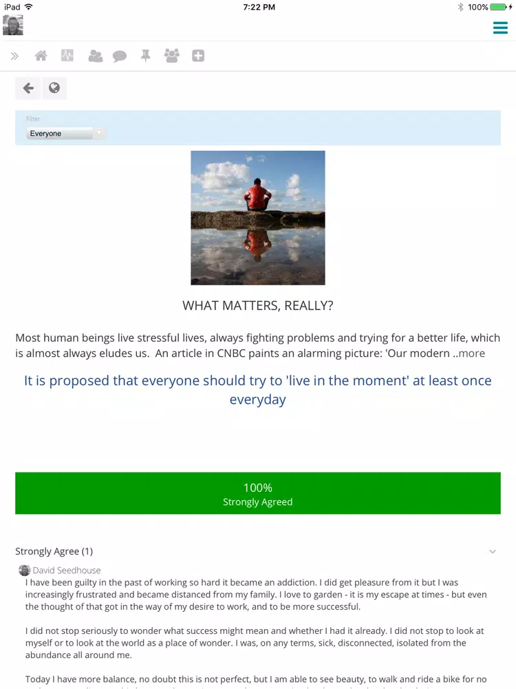 The Values Exchange App iPad  স্ক্রিনশট