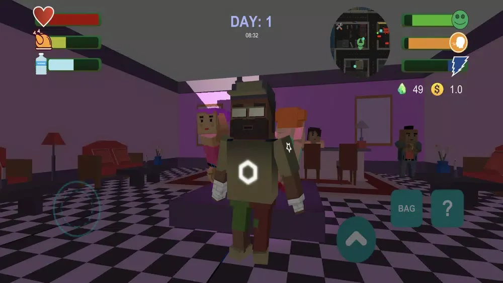 Captures d'écran de Hobo life simulator FE