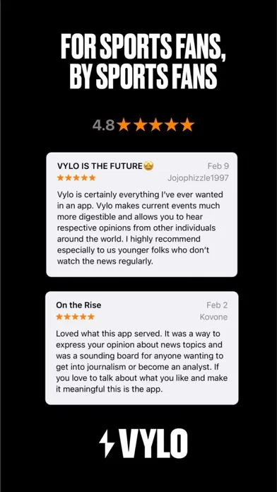Vylo Sports: Hot Takes & News 스크린샷
