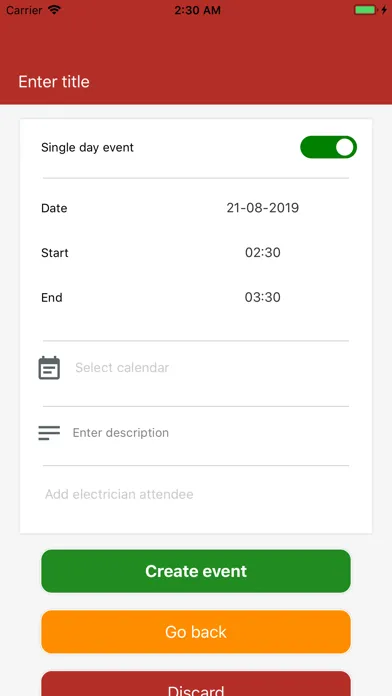 Ảnh chụp màn hình của MyWork