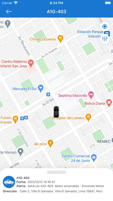 Ảnh chụp màn hình của SAMA GPS
