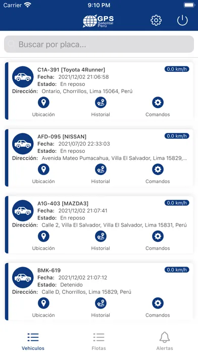 Ảnh chụp màn hình của Satelital Perú GPS