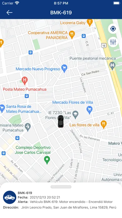 Ảnh chụp màn hình của Satelital Perú GPS