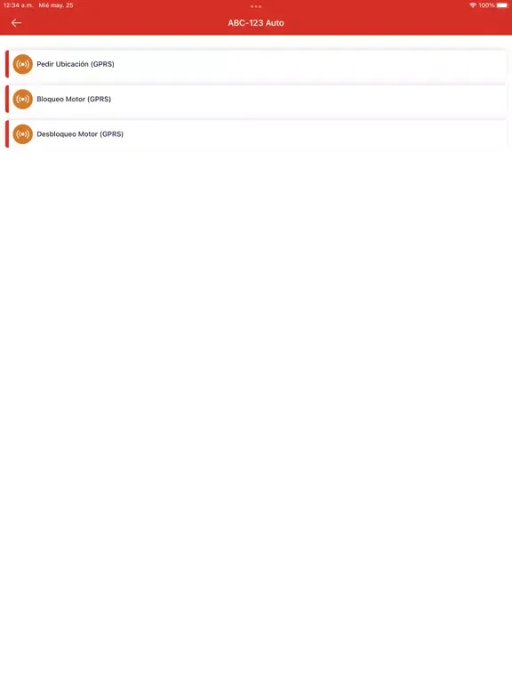 Zrzuty ekranu TRACKME GPS iPad 