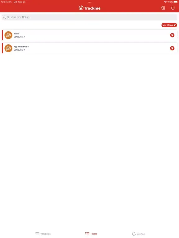 Zrzuty ekranu TRACKME GPS iPad 