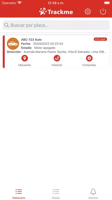 Zrzuty ekranu TRACKME GPS