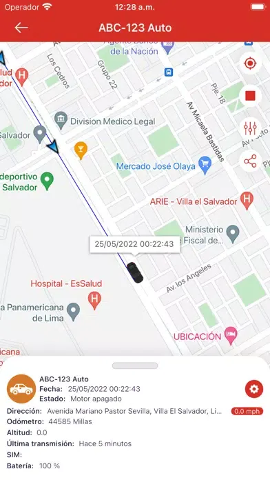 Zrzuty ekranu TRACKME GPS