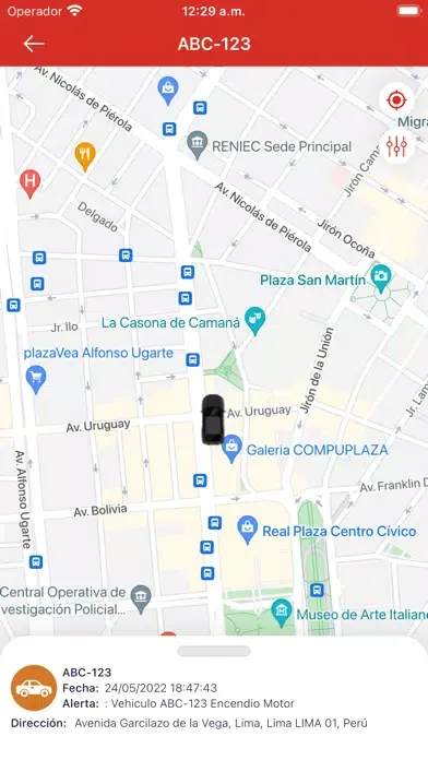 Zrzuty ekranu TRACKME GPS