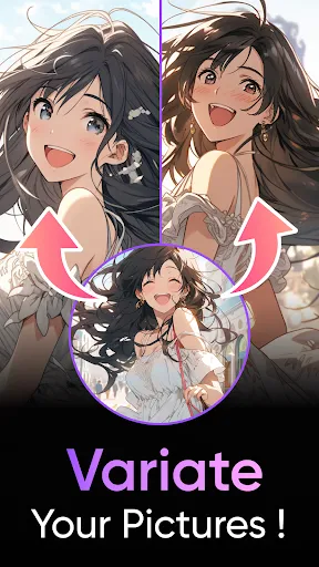 ภาพหน้าจอของ Animagic: Anime Art Generator