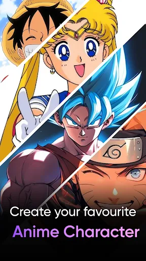 ภาพหน้าจอของ Animagic: Anime Art Generator