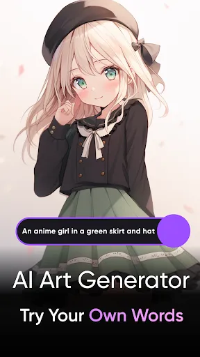 ภาพหน้าจอของ Animagic: Anime Art Generator