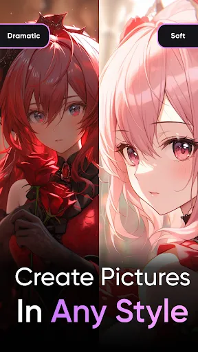 ภาพหน้าจอของ Animagic: Anime Art Generator