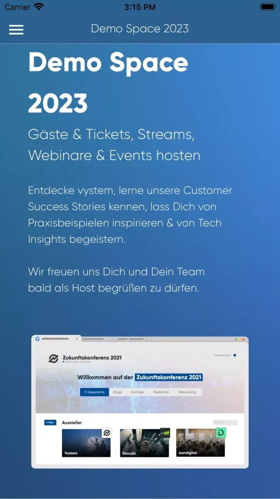Munich Startup Festival سکرین شاٹس