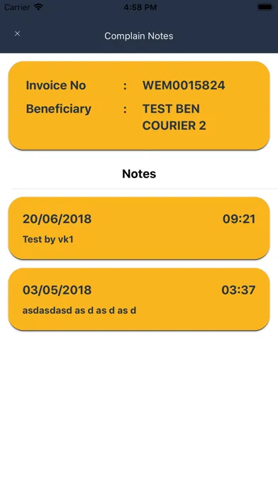 AToZ Courier স্ক্রিনশট