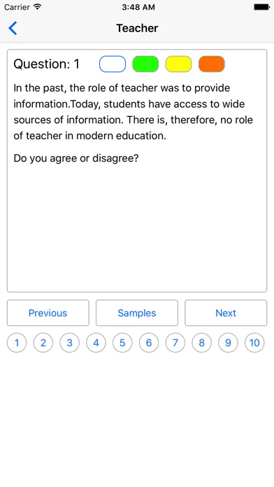 ภาพหน้าจอของ IELTS Writing Topics & Samples