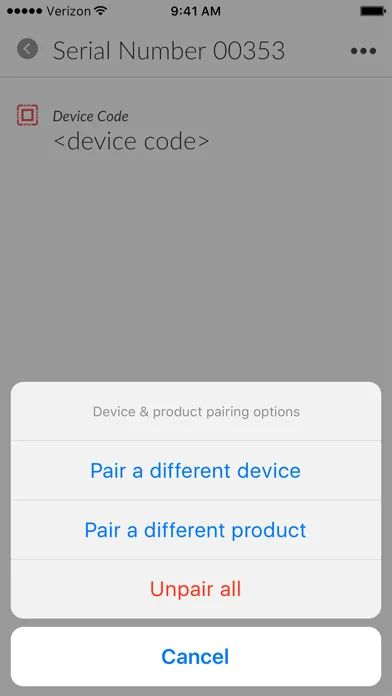Screenshot di VZ Intelligent Track & Trace
