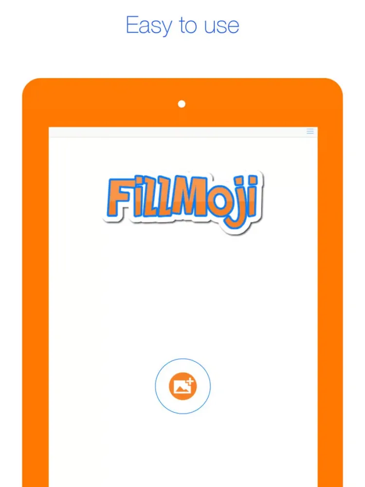 FillMoji - decorate your photo with emoticons iPad 应用截图