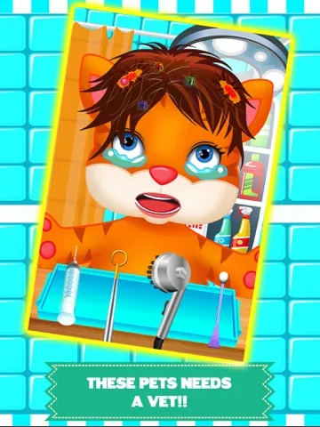 Newborn Pet Mommy's Hair Doctor - my new born baby salon & spa games for kids iPad  Ekran Görüntüleri