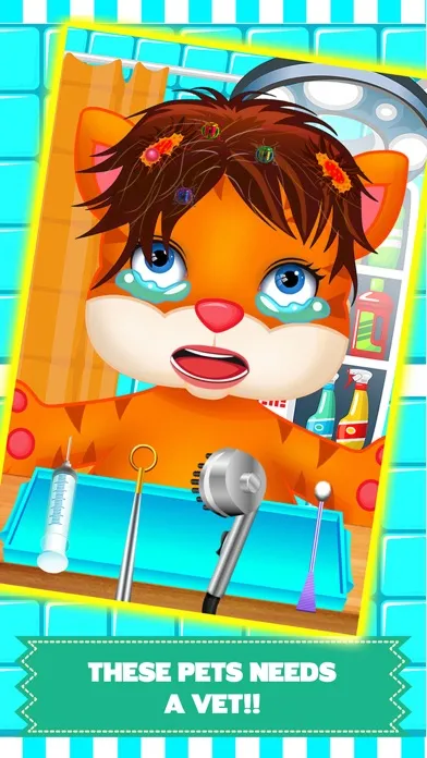 Newborn Pet Mommy's Hair Doctor - my new born baby salon & spa games for kids Ekran Görüntüleri