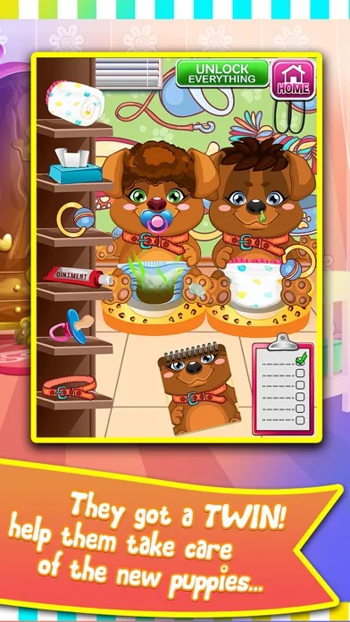 تصاویر Mommy's Newborn Baby Pet Doctor Salon - my new puppy twins spa games!